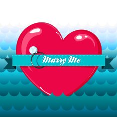 Marry me - greeting card