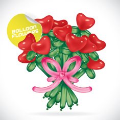 Balloon Valentines Day Illustration N2
