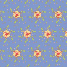 Seamless Flower Pattern Colorful Set N4
