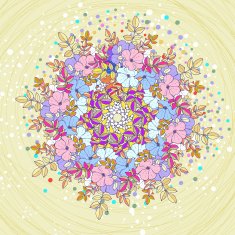 Floral decor N114