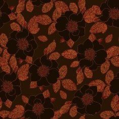 Seamless floral pattern with brier flowers