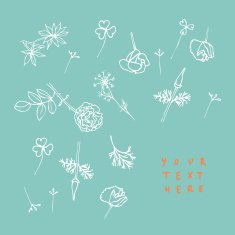 Floral decor N122