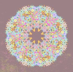 Floral decor N128