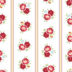 Seamless Shabby Chic Rose Pattern N2