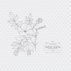 Floral decor N133
