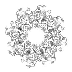 Floral decor N134