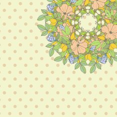 Floral card N60
