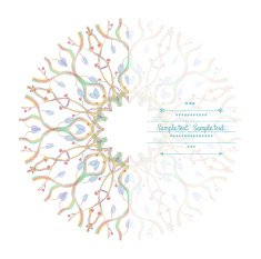 Floral card N62