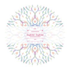 Floral card N63