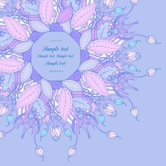 Floral card N65