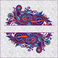 ornate floral pattern N16