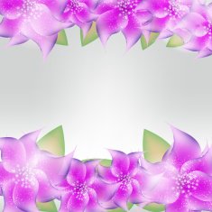 Stylish Floral Background Vector Illustration N8