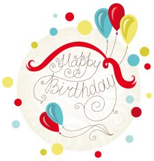 birthday card N106
