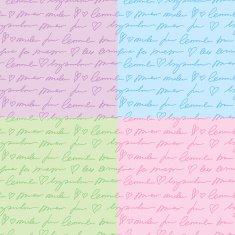 patterns with hand writing elements N2