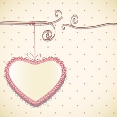Card design with heart N2