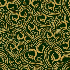 Seamless wallpaper pattern with heart N3
