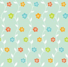 floral seamless pattern N730