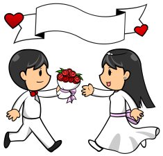 Groom and Bride Wedding N13
