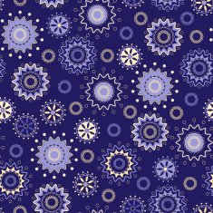 seamless pattern with magical stars