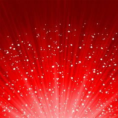 Little hearts floating on rays of light EPS 8 N8