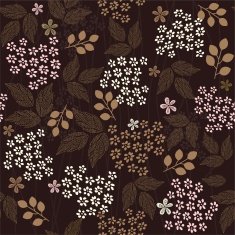 seamless retro floral background N5
