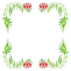Floral frame 1 N2