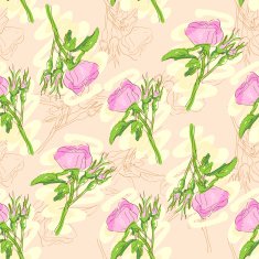 Seamless roses pattern N26