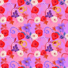 Seamless wedding pattern N7
