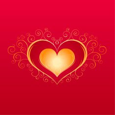 Valentine ornament N11