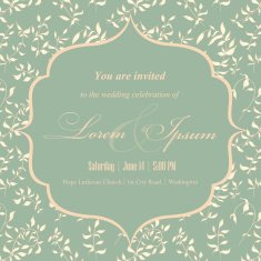 Wedding Invitation Card N122
