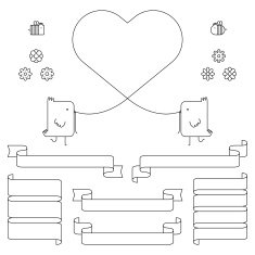 The Birds and the Bees Design Elements