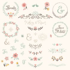 Wedding graphic set N18