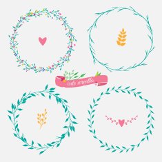 set of wreaths N3