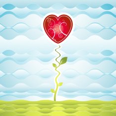 Red Heart Vector N8