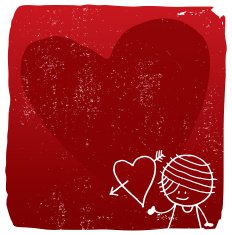 grunge heart background N14