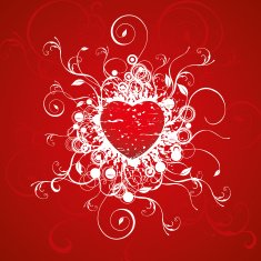 Grunge Valentine's heart