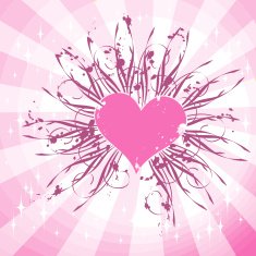 Grunge Valentine Background