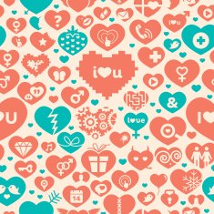 valentine seamless pattern N16
