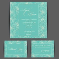 Wedding Invitation Card N125