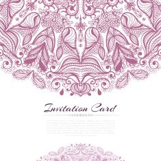 Rose invitation