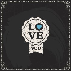 Valentine's Day vector poster N190