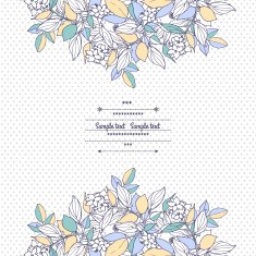 Floral decor N140