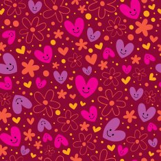 hearts & flowers pattern N2