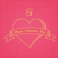 Valentine's day card N434