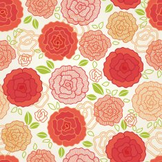 Seamless pattern with roses N129