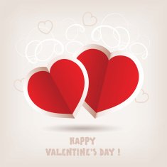 vector hearts for valentine's day
