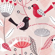 Romantic seamless floral pattern N13