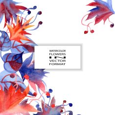 Watercolor Flowers N143