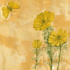 painting floral card N7