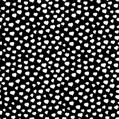 Simple Black and White Pattern with Hearts Seamless vector pattern